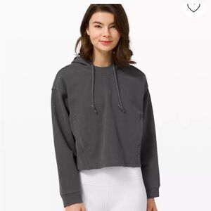 lululemon Cool Crescent Charcoal Gray Hoodie